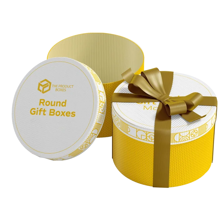 custom round gift box
