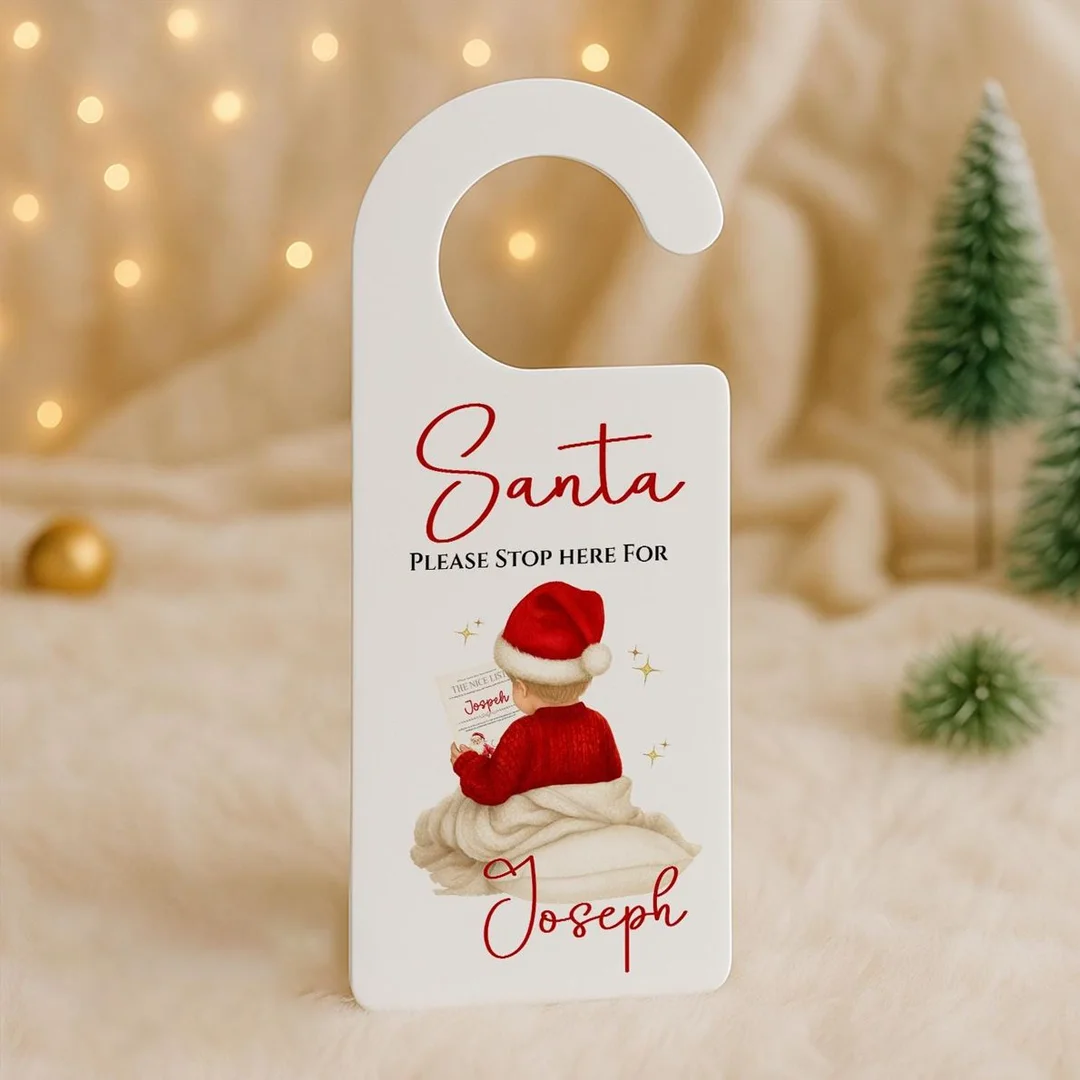 Christmas Door Hangers With Logo