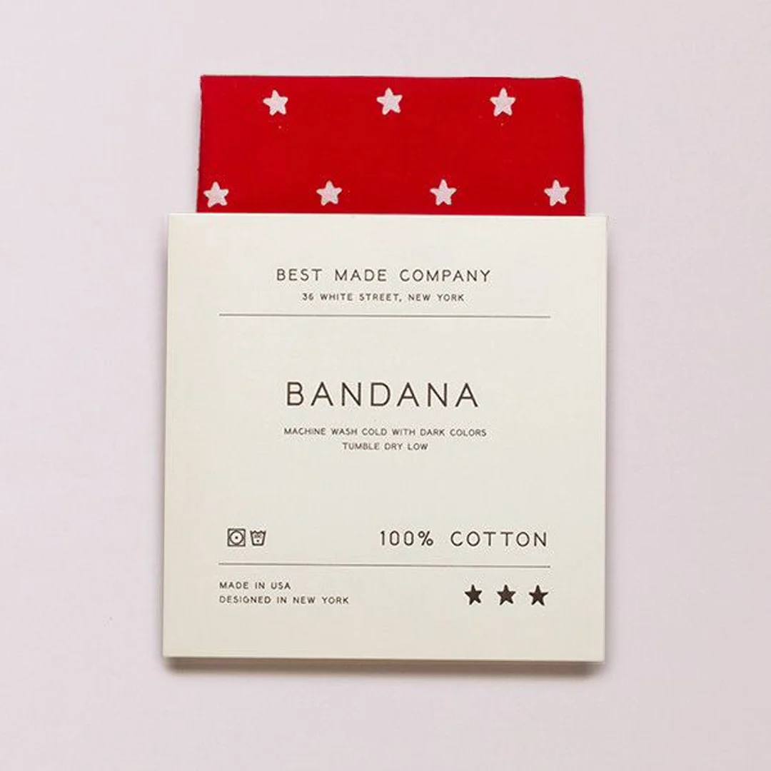 Printed Bandana Packaging